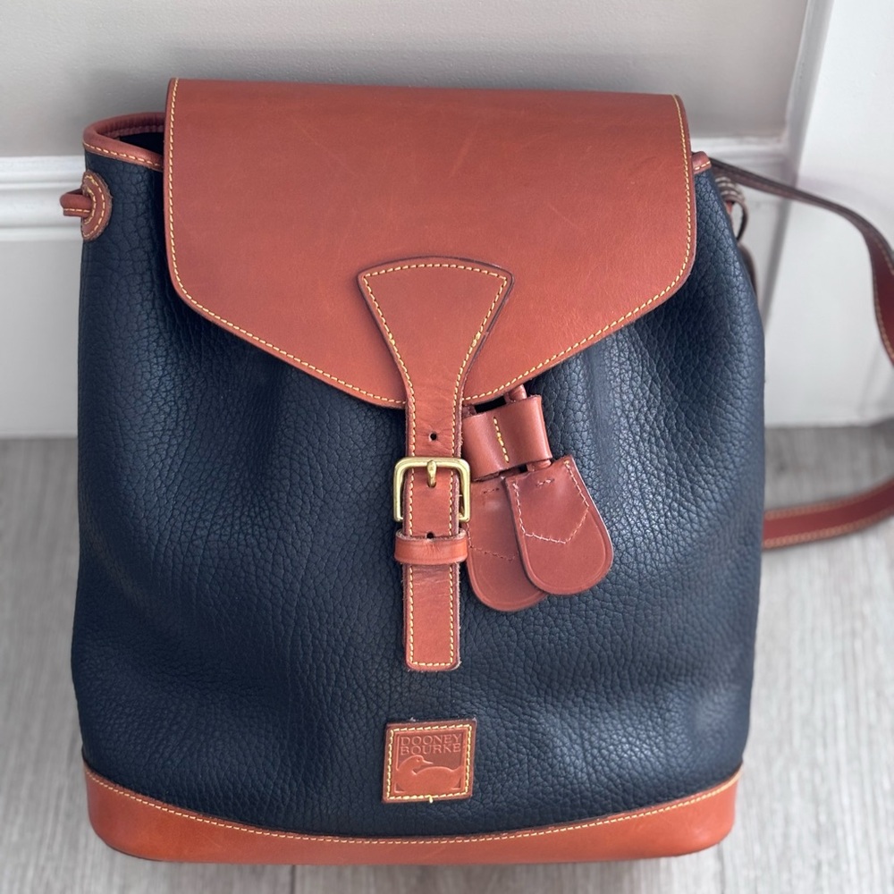 Vintage Dooney & Burke Leather Backpack